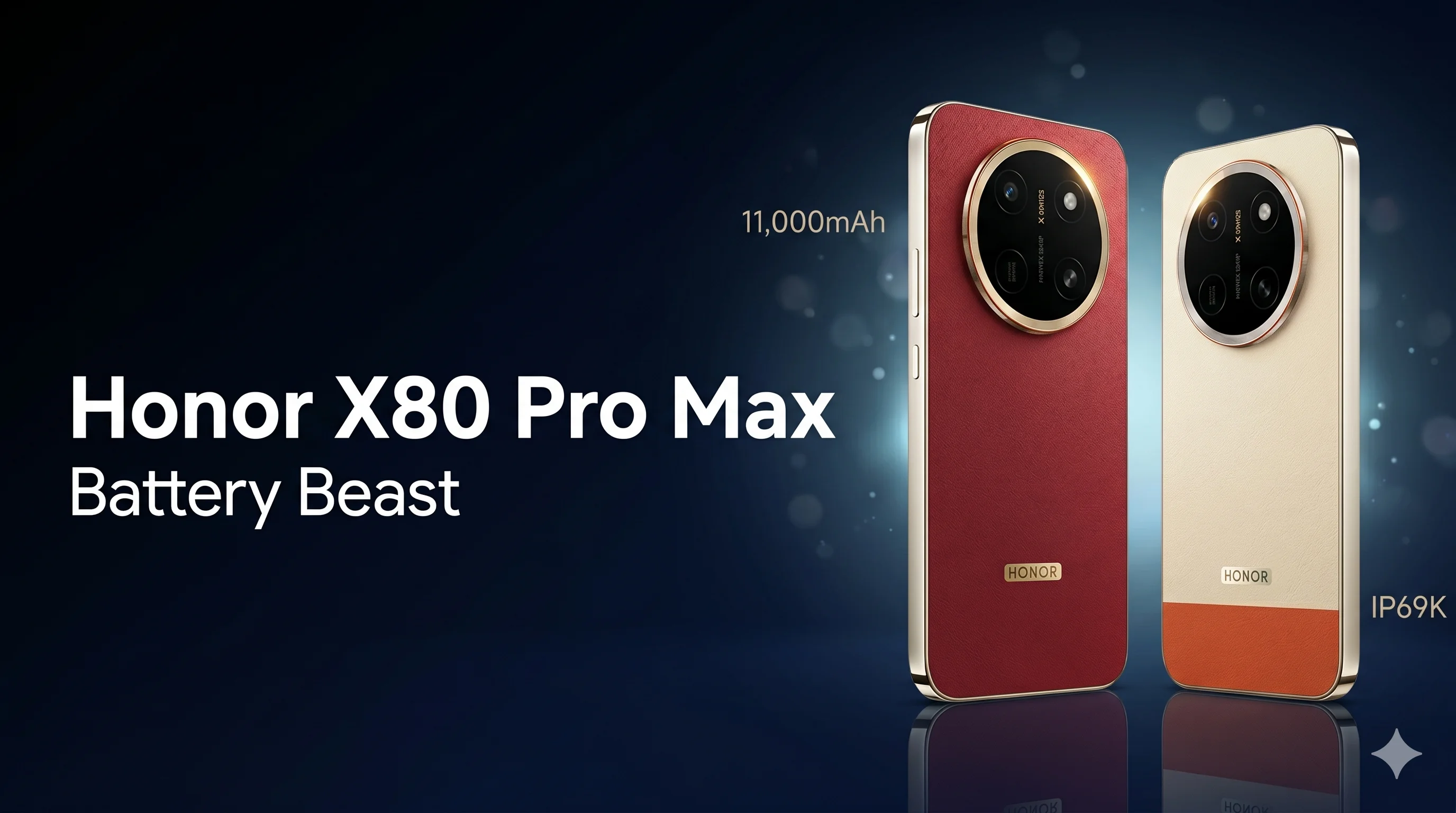 Honor X80 Pro Max launched 2026 — 11,000mAh battery phone specs