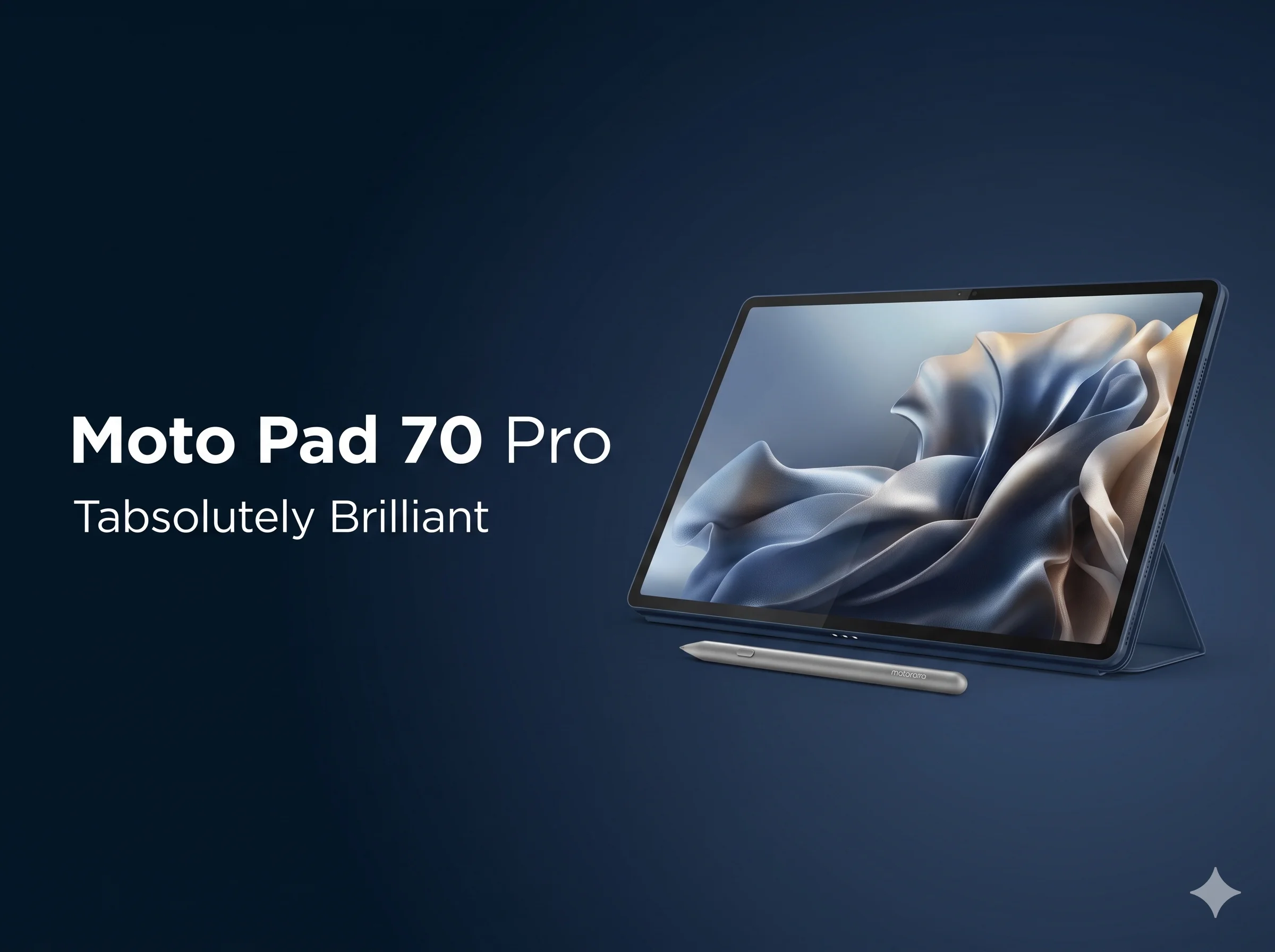 Moto Pad 70 Pro launch India 2026 — Snapdragon 8s Gen 4 tablet