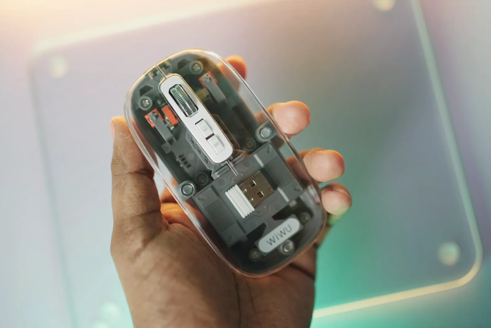 Arctic Fox Pureview transparent wireless mouse India 2026 — triple-mode connectivity review